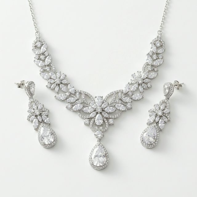 Silver Radiance Zircon Set